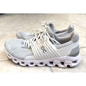 On Cloud Cloudswift Women's Sneakers Alloy Glacier White/Gray Running Shoe Sz 10
